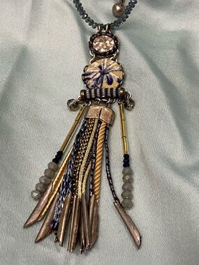 Ayala Bar Boho Tassel Necklace and Earrings